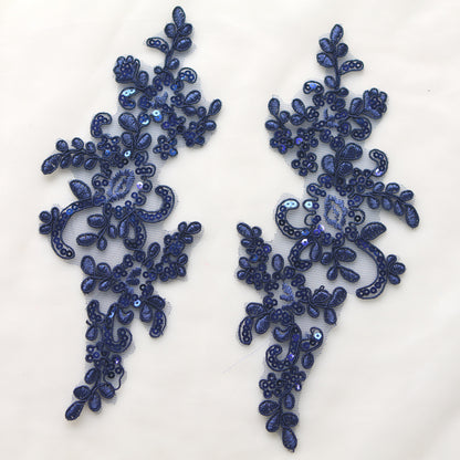MM024 1 pair 24*10cm ornaments lace