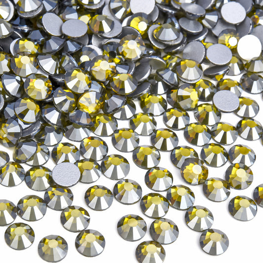 Olive Satin Flatback Non Hotfix Rhinestones
