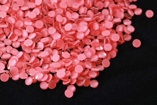 Living Coral Neon Flatback Non Hotfix Rhinestones