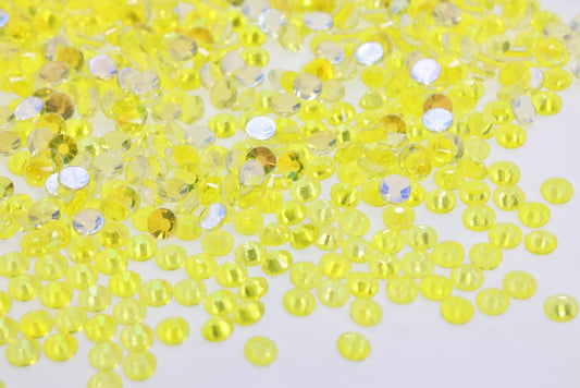 Citrine Aurora Flatback Non Hotfix Rhinestones