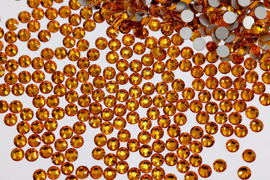 Topaz Flatback Non Hotfix Rhinestones