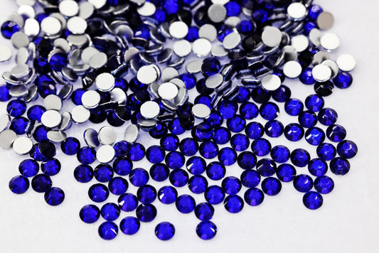 Cobalt Flatback Non Hotfix Rhinestones