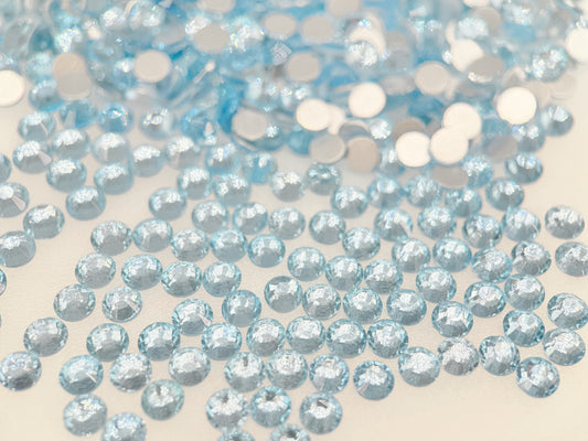 Ice Blue Flatback Non Hotfix Rhinestones