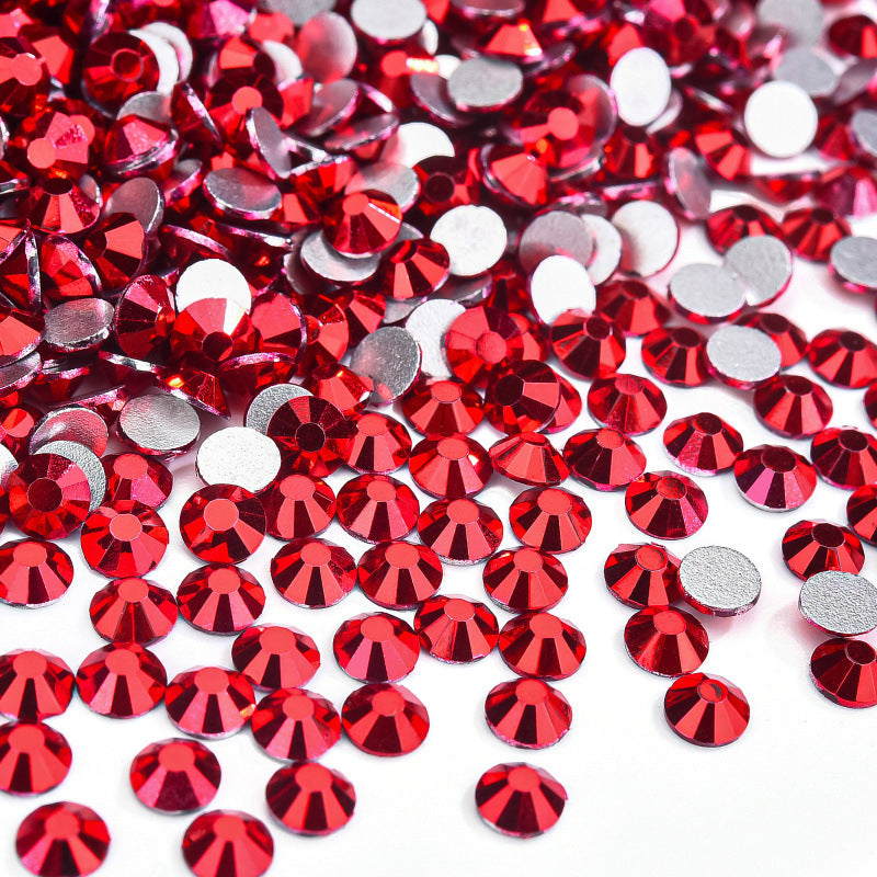 Mine Siam Flatback Non Hotfix Rhinestones