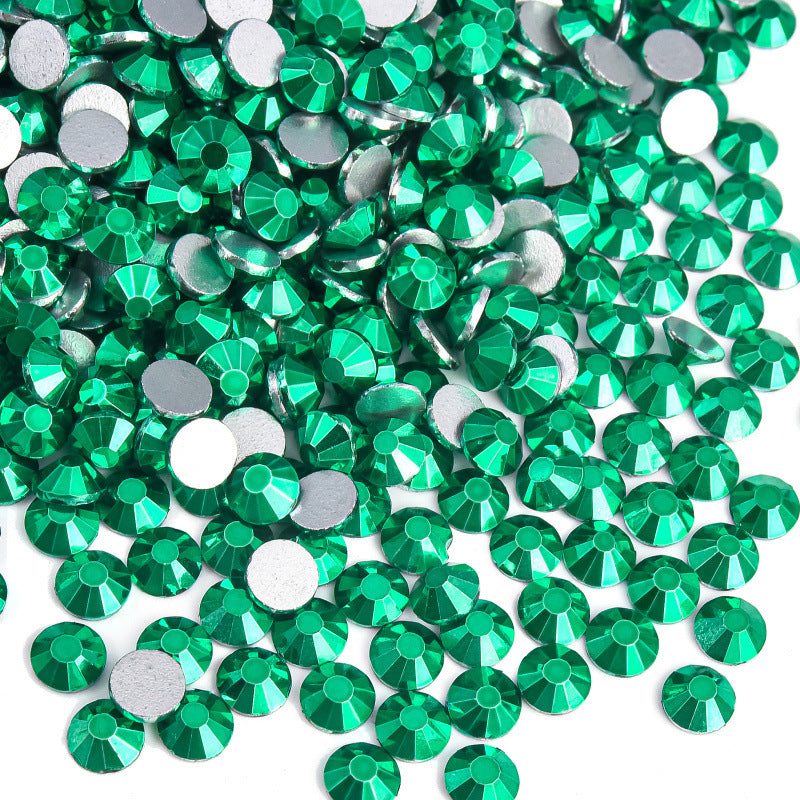 Mine Emerald Flatback Non Hotfix Rhinestones