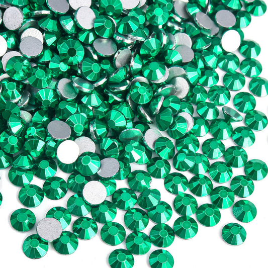 Mine Emerald Flatback Non Hotfix Rhinestones