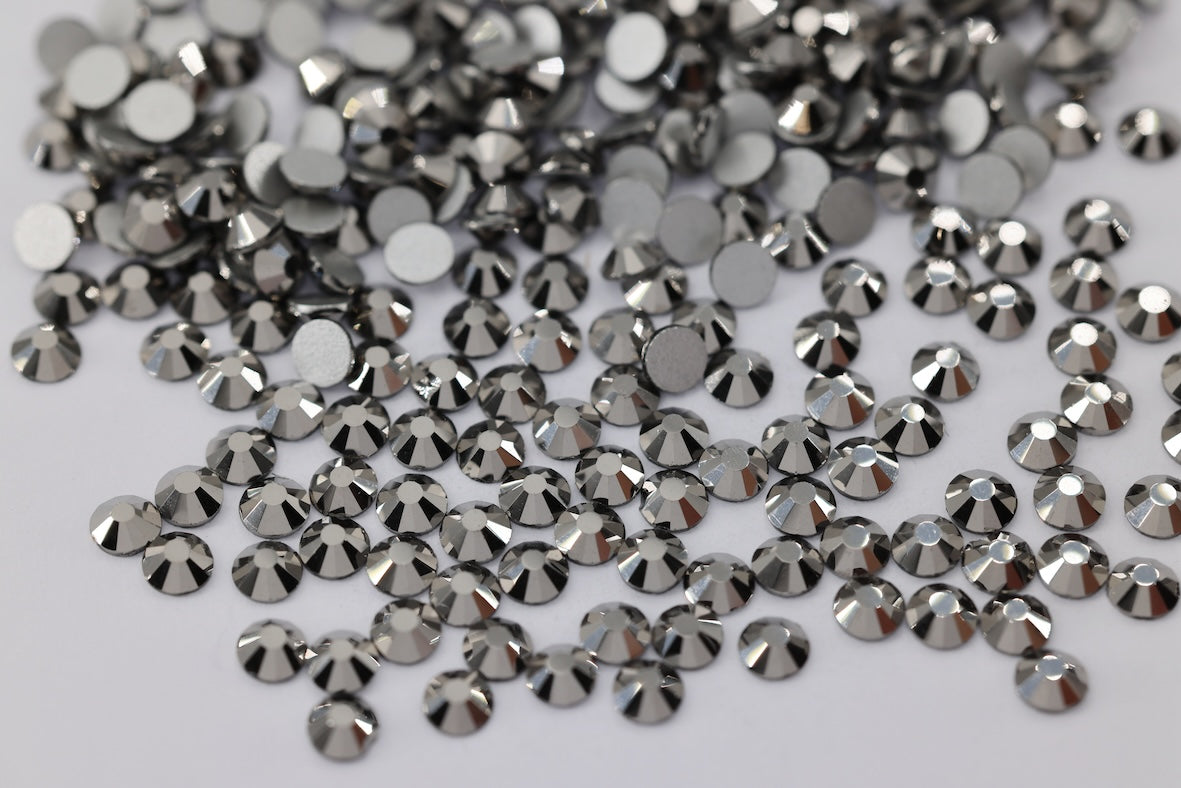 Hematite Flatback Non Hotfix Rhinestones