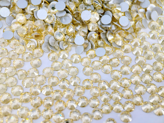 jonquil satin Flatback Non Hotfix Rhinestones