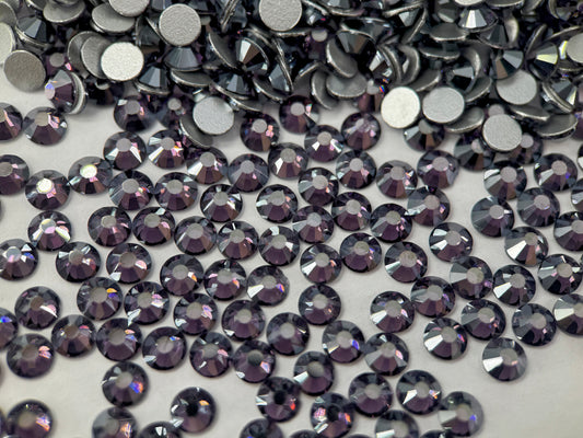 tanzanite satin Flatback Non Hotfix Rhinestones