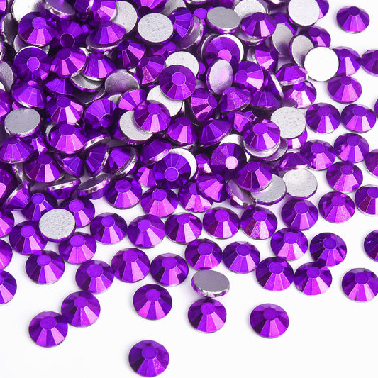 Mine Violet Flatback Non Hotfix Rhinestones