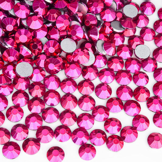 Mine Rose Flatback Non Hotfix Rhinestones