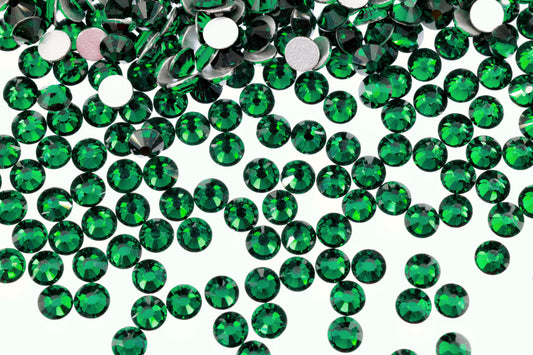 Emerald Flatback Non Hotfix Rhinestones