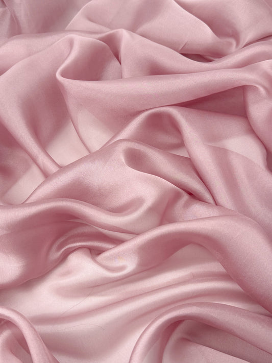 Pastel Plum Shimmer Chiffon