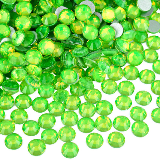 Peridot Crystal Flatback Non Hotfix Rhinestones
