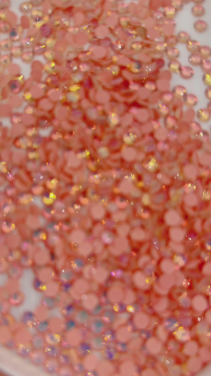 champagne mocha opal Flatback Non Hotfix Rhinestones