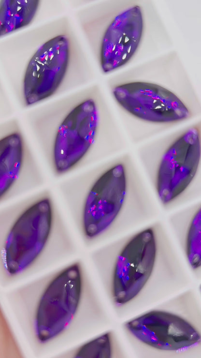 Heliotrope K9 Horse Eye Shapes