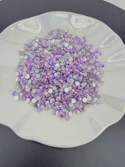 misty purple Flatback Non Hotfix Rhinestones