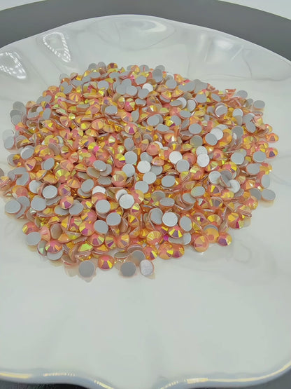 misty coral Flatback Non Hotfix Rhinestones
