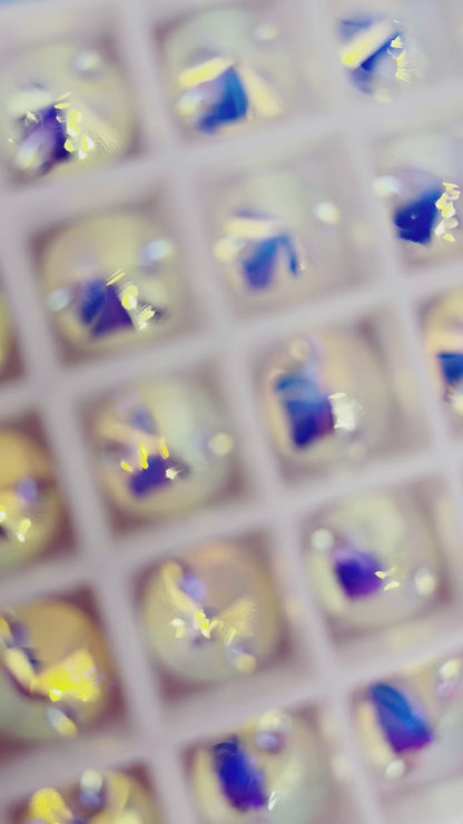 K9 Transparent Clear AB Round Rivoli