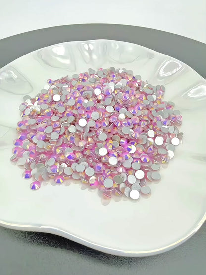 misty pink Flatback Non Hotfix Rhinestones
