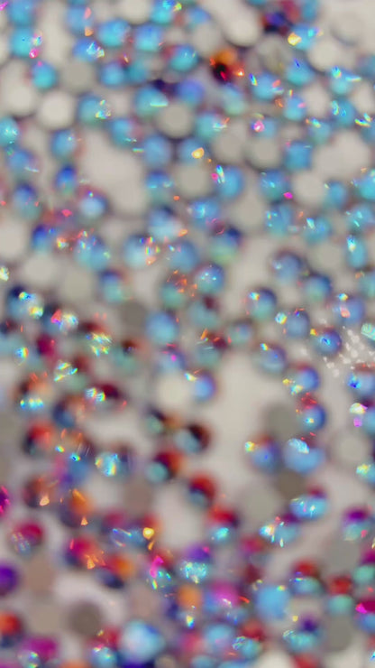 Lt. Sapphire light Flatback Non Hotfix Rhinestones