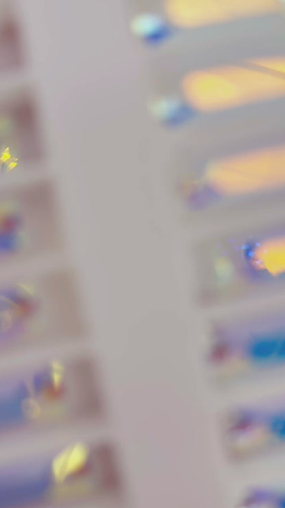 K9 Transparent Clear AB Baguette Shapes