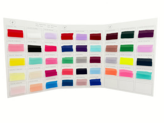 Radiant Chiffon Colour Chart