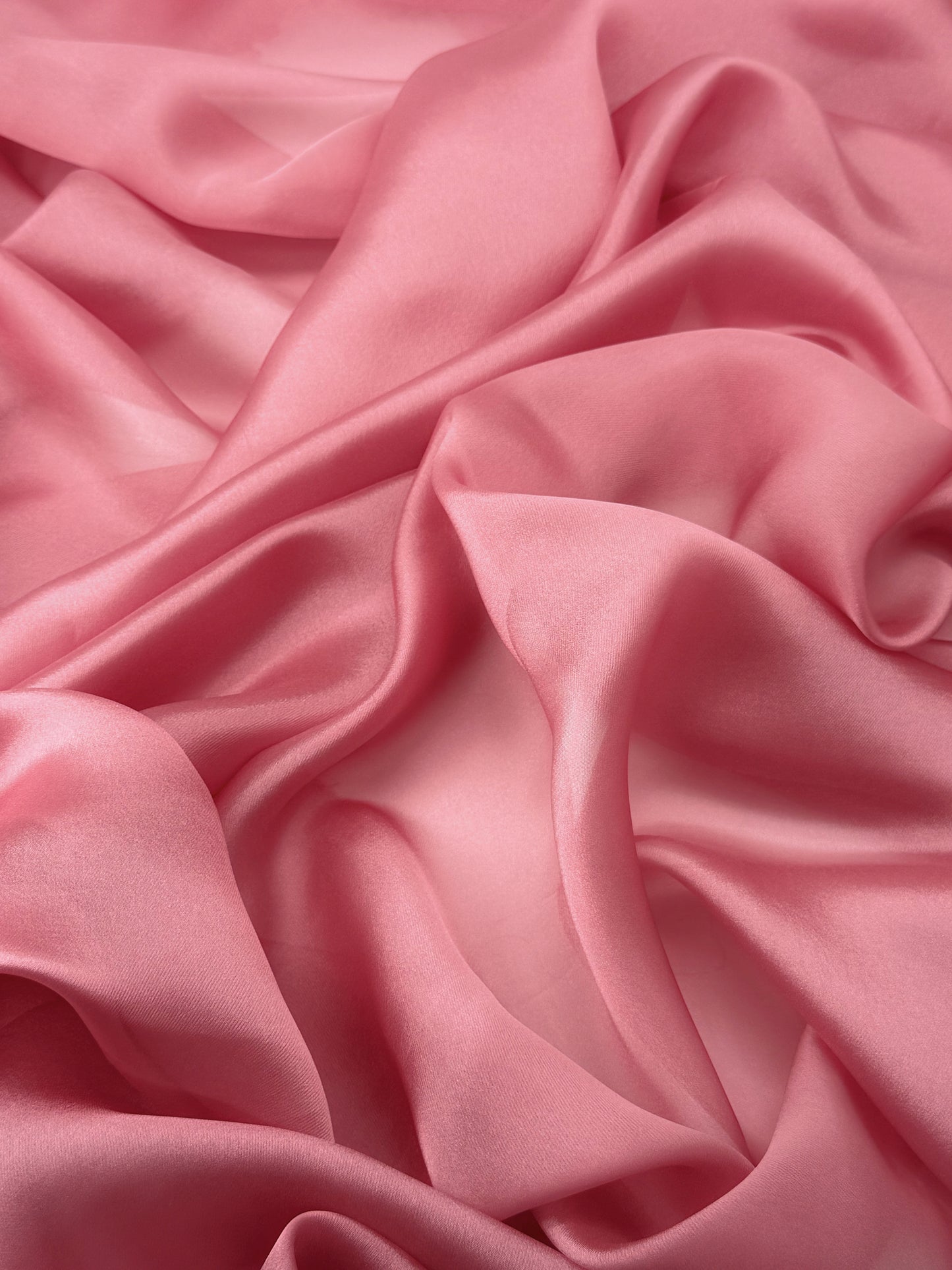 Rose Pink Shimmer Chiffon