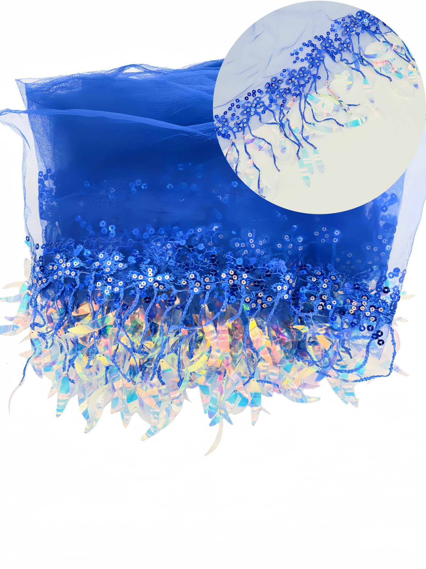 Sequin Tassel Mesh Tassels Fringe Decor Lace