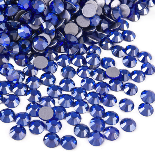 Sapphire Satin Flatback Non Hotfix Rhinestones