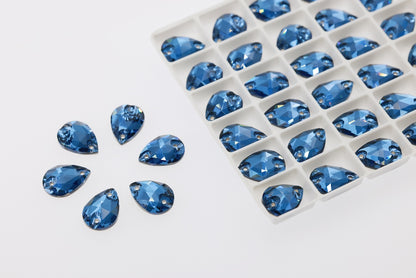 sapphire K9 Crystal Teardrop