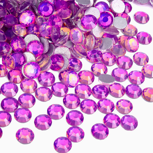 Vivid Purple Opal Flatback Non Hotfix Rhinestones
