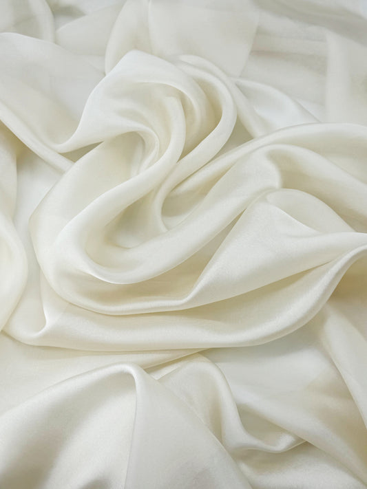 Warm Vanilla Shimmer Chiffon